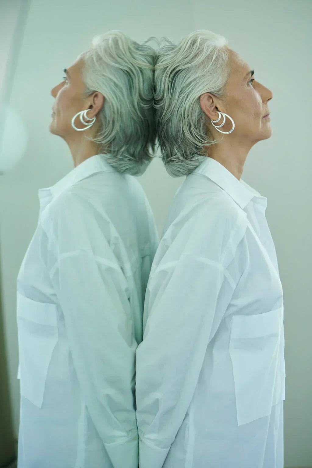 Ear Cuff Oblongo - Prata