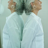 Ear Cuff Oblongo - Prata