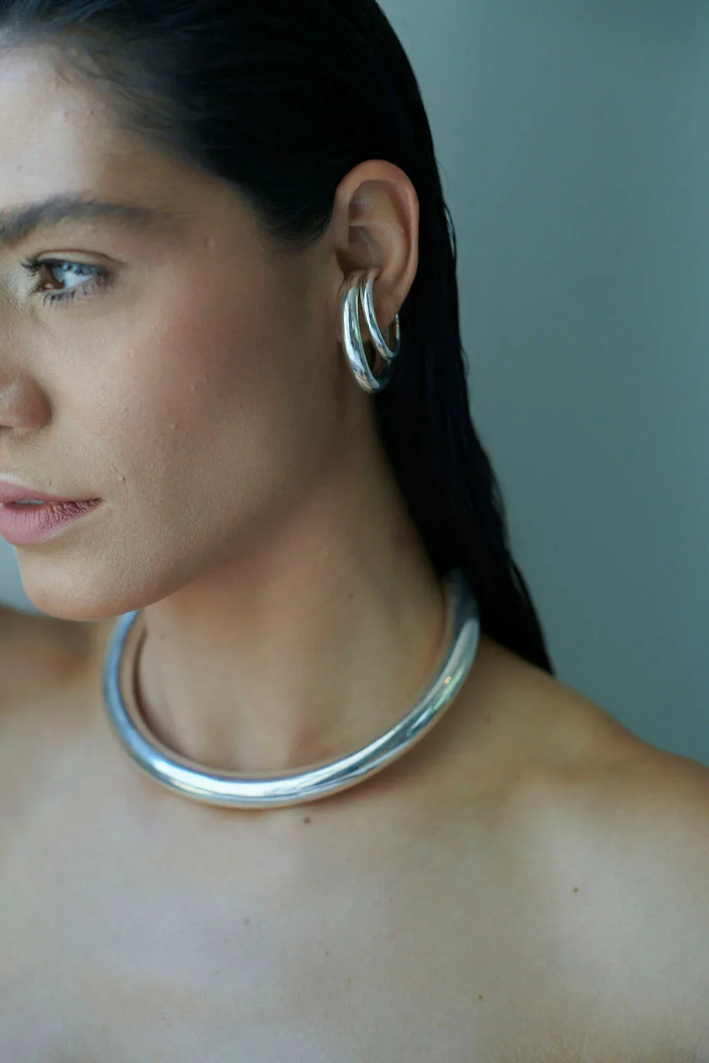 Choker Izza - Prata