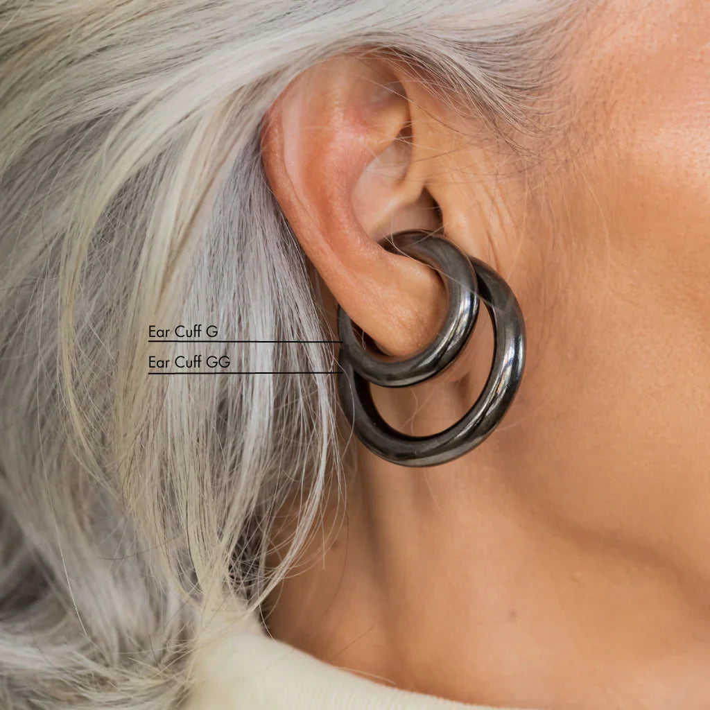 Ear Cuff G - Ônix