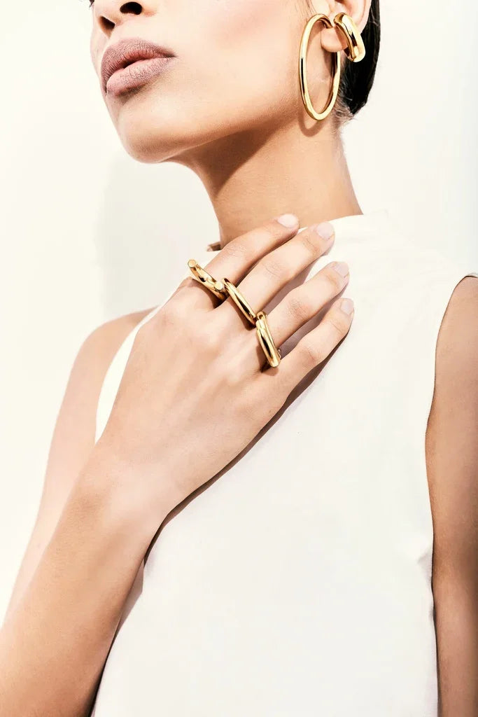 Ear Cuff Duplo - Ouro