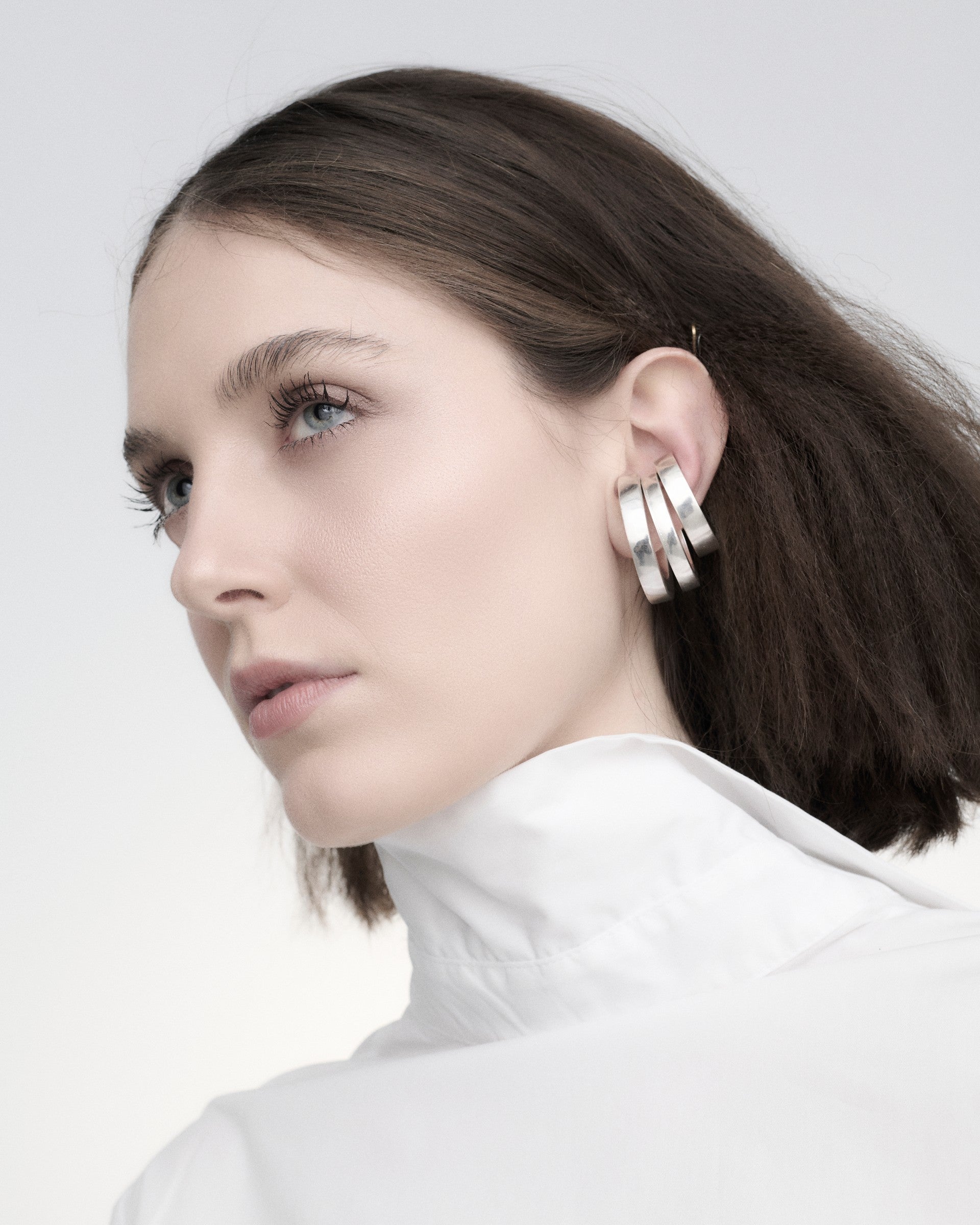 Ear Cuff Quina G - Prata