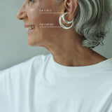 Mix 2 Ear Cuffs - Prata - G | GG