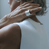 Ear Cuff P - Prata