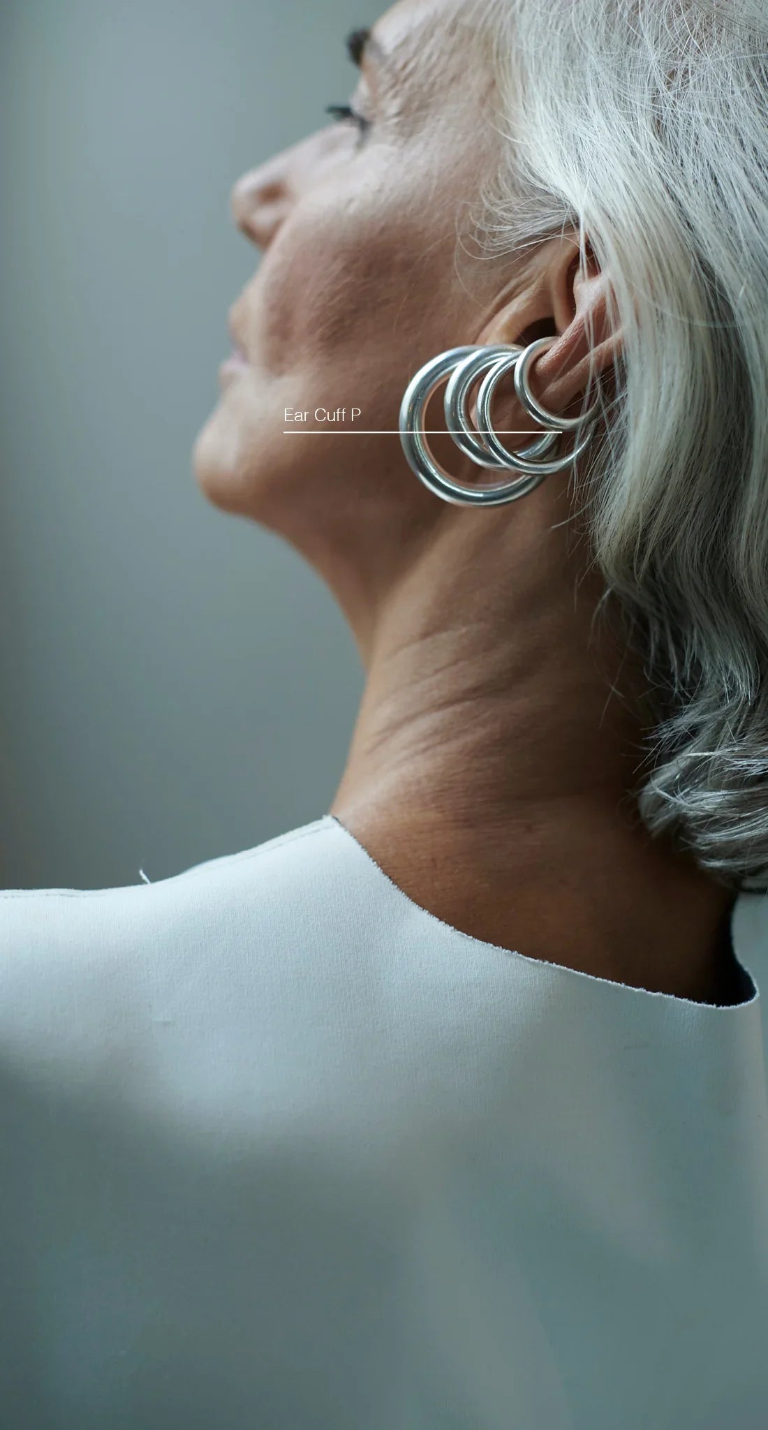 Ear Cuff P - Prata