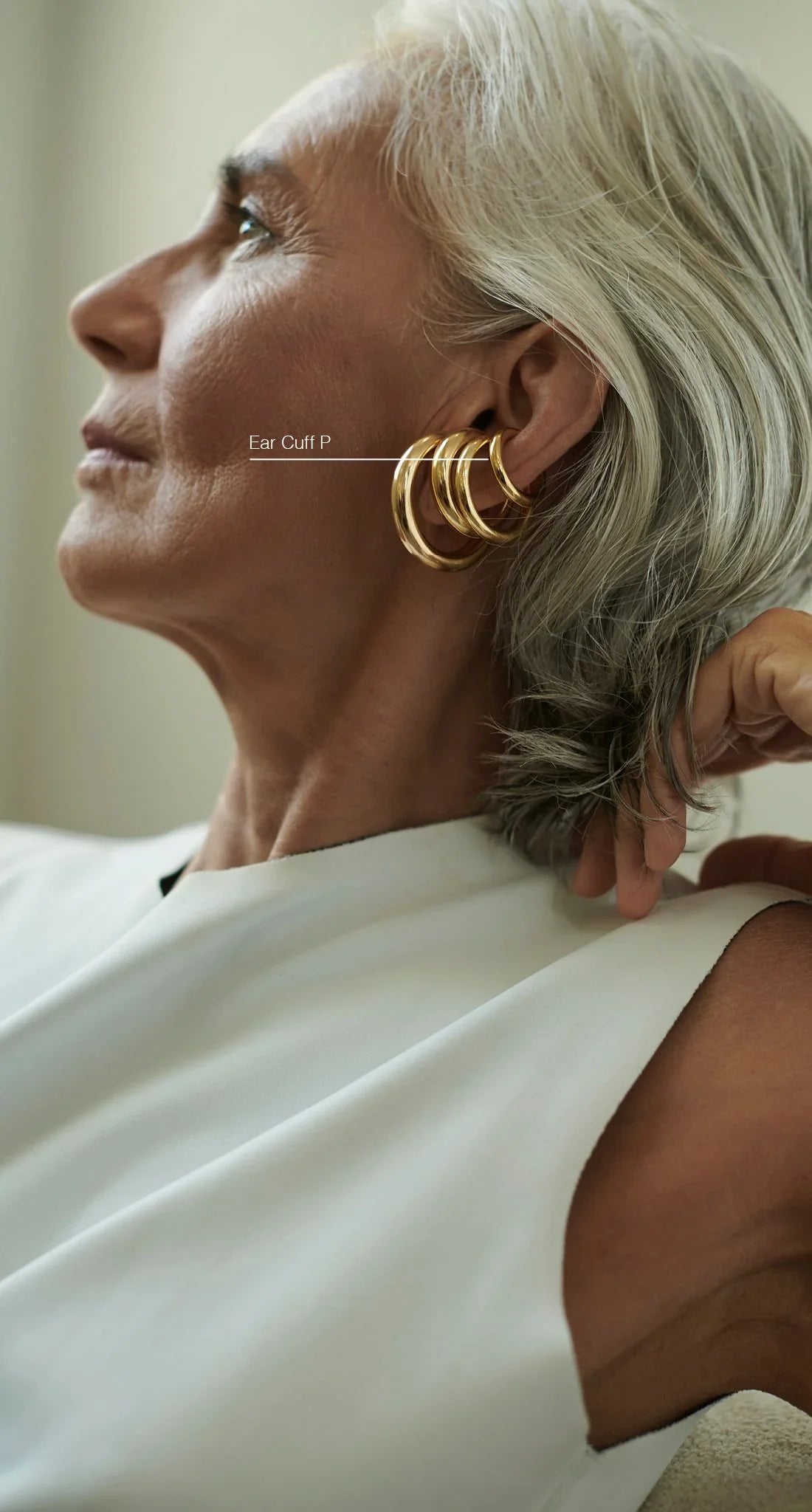 Ear Cuff P - Ouro