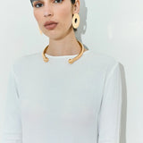 Brinco Disco Furo - Ouro