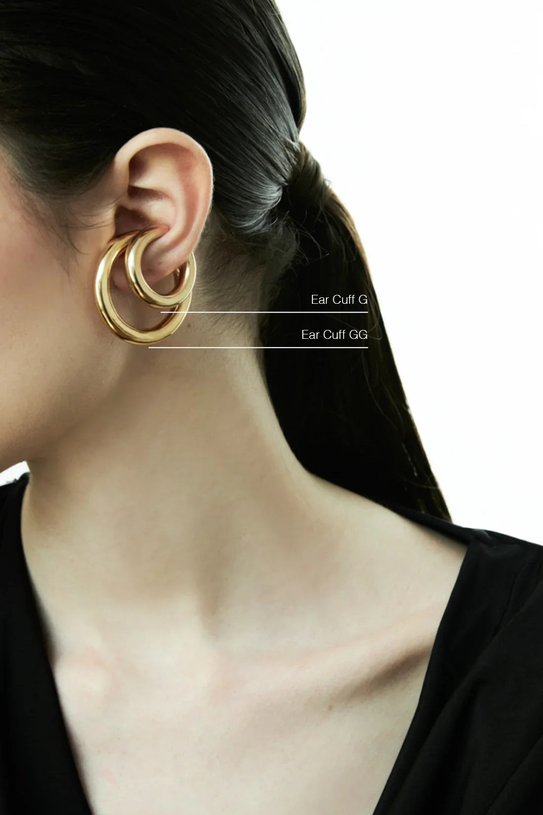 Mix 2 Ear Cuffs - Ouro G | GG