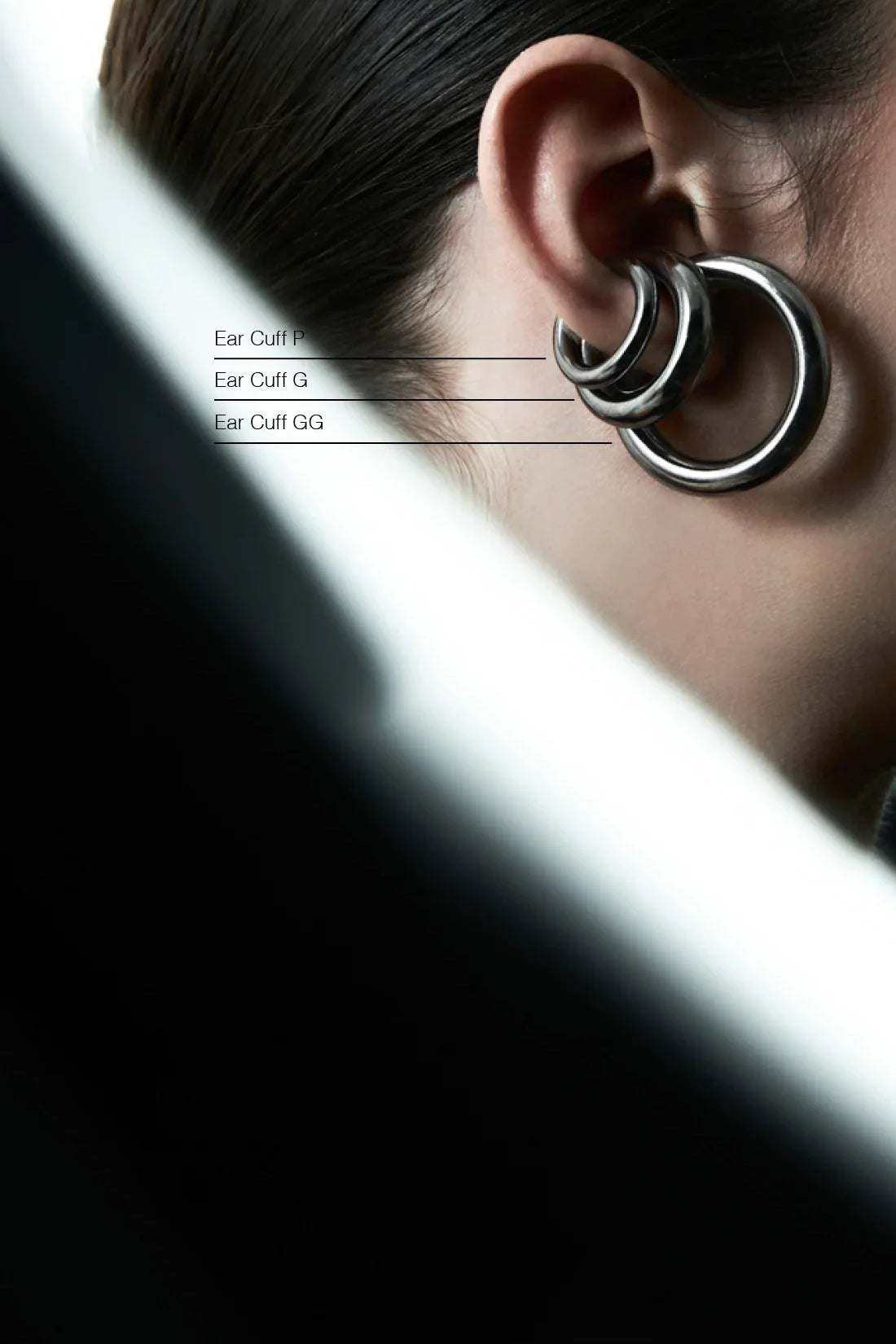 Mix 3 Ear Cuffs - Ônix P | G | GG