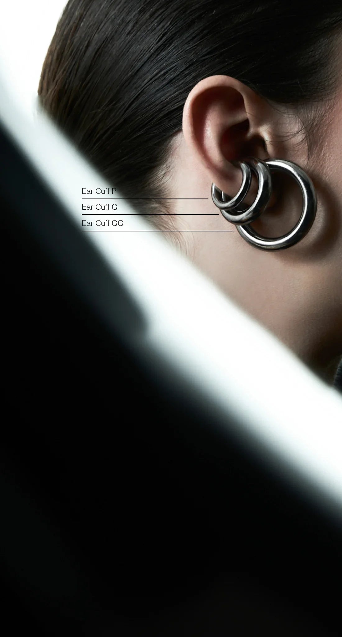 Mix 3 Ear Cuffs - Ônix P | G | GG
