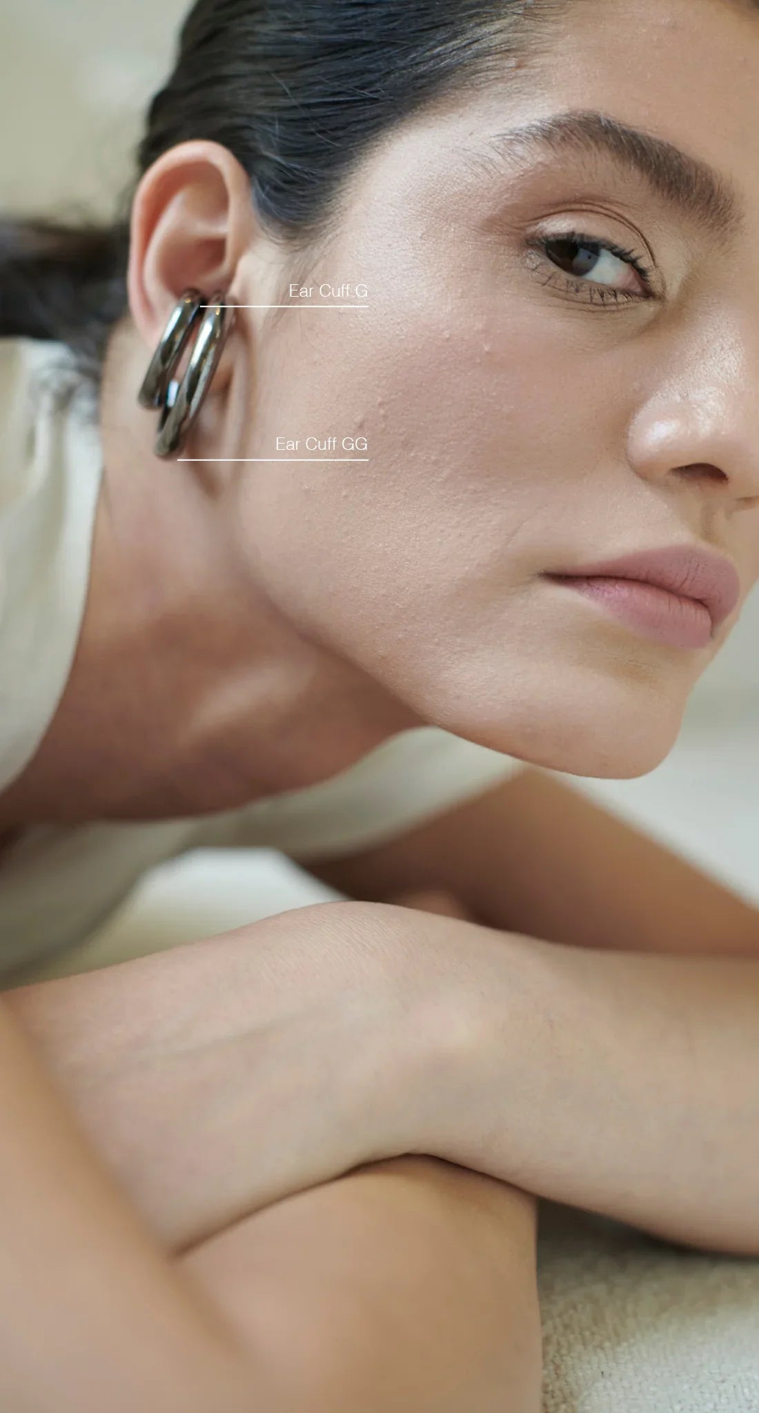 Mix 2 Ear Cuffs - Ônix - G | GG