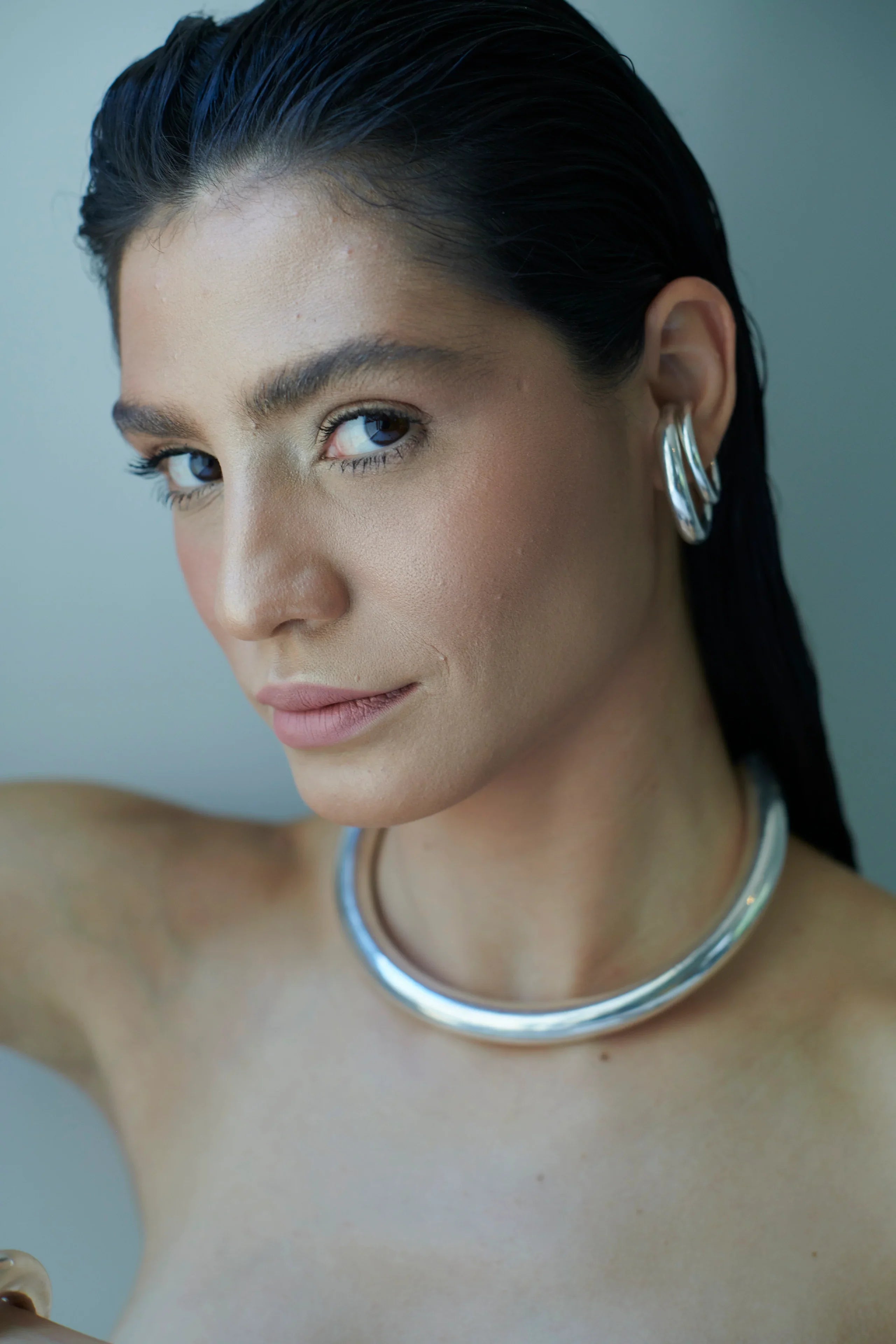 Choker Izza - Prata