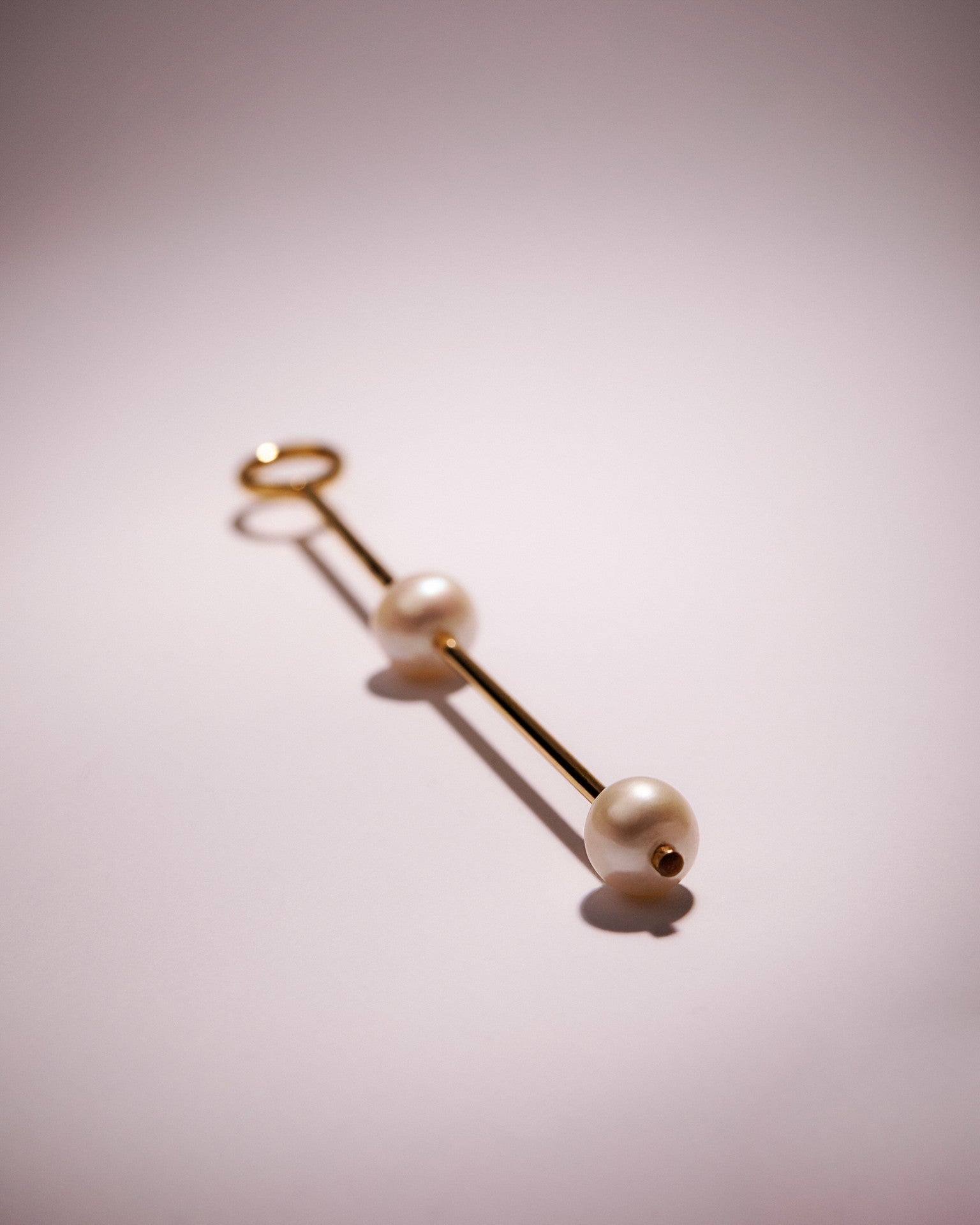 Badulaque Linha Dupla | Pérola - Ouro