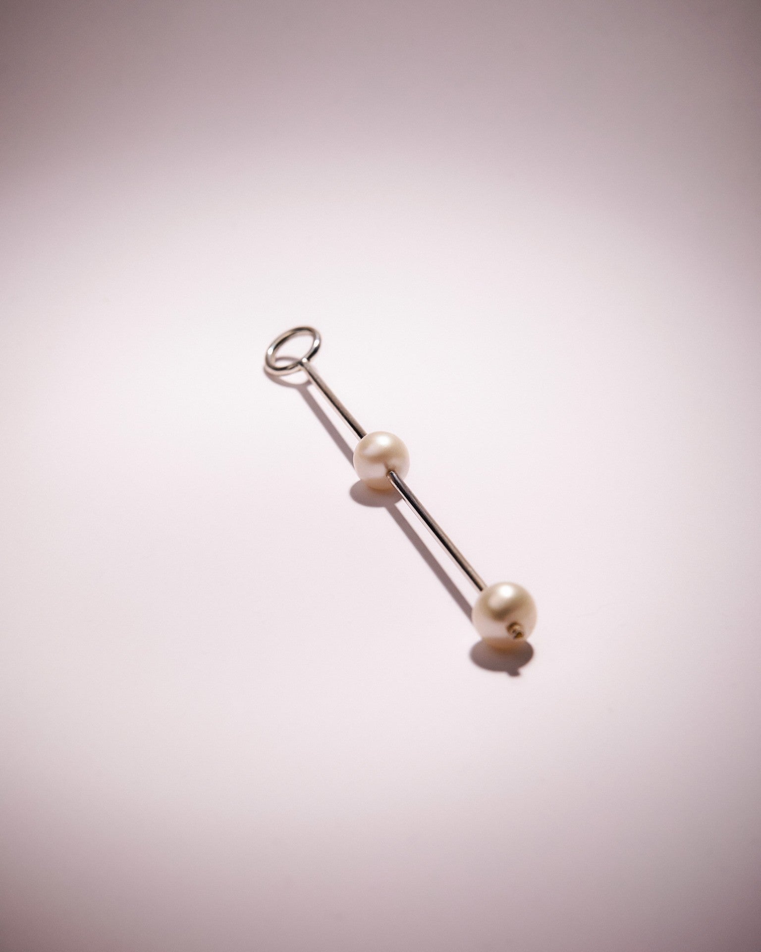 Badulaque Linha Dupla | Pérola - Prata