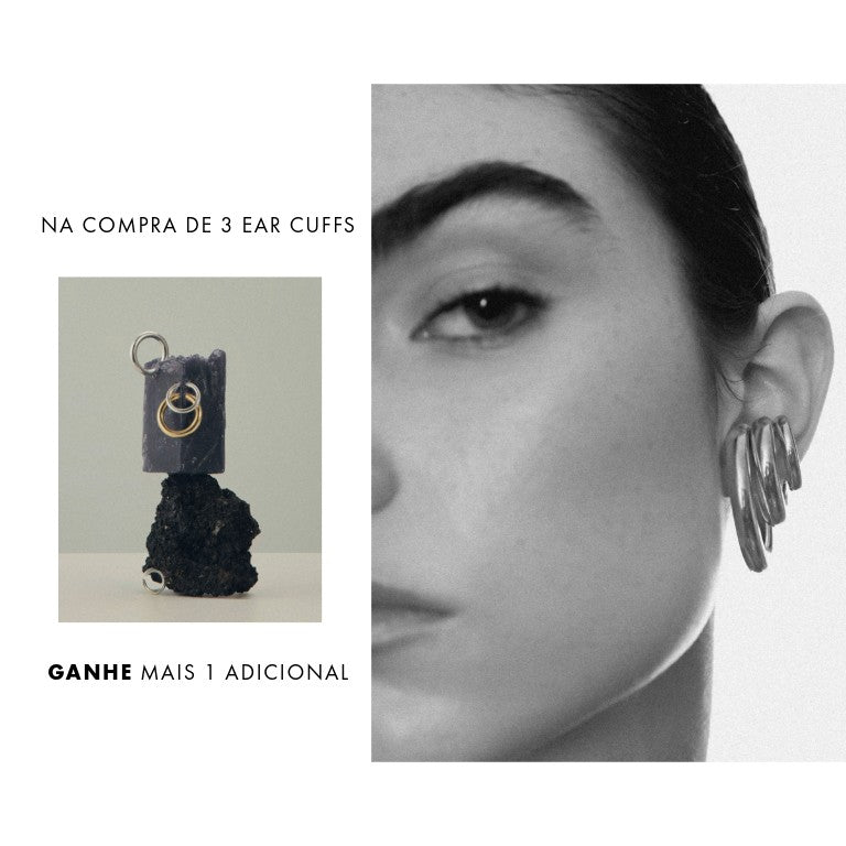 Banner Na Compra de 3 Ear Cuffs, Ganhe mais 1