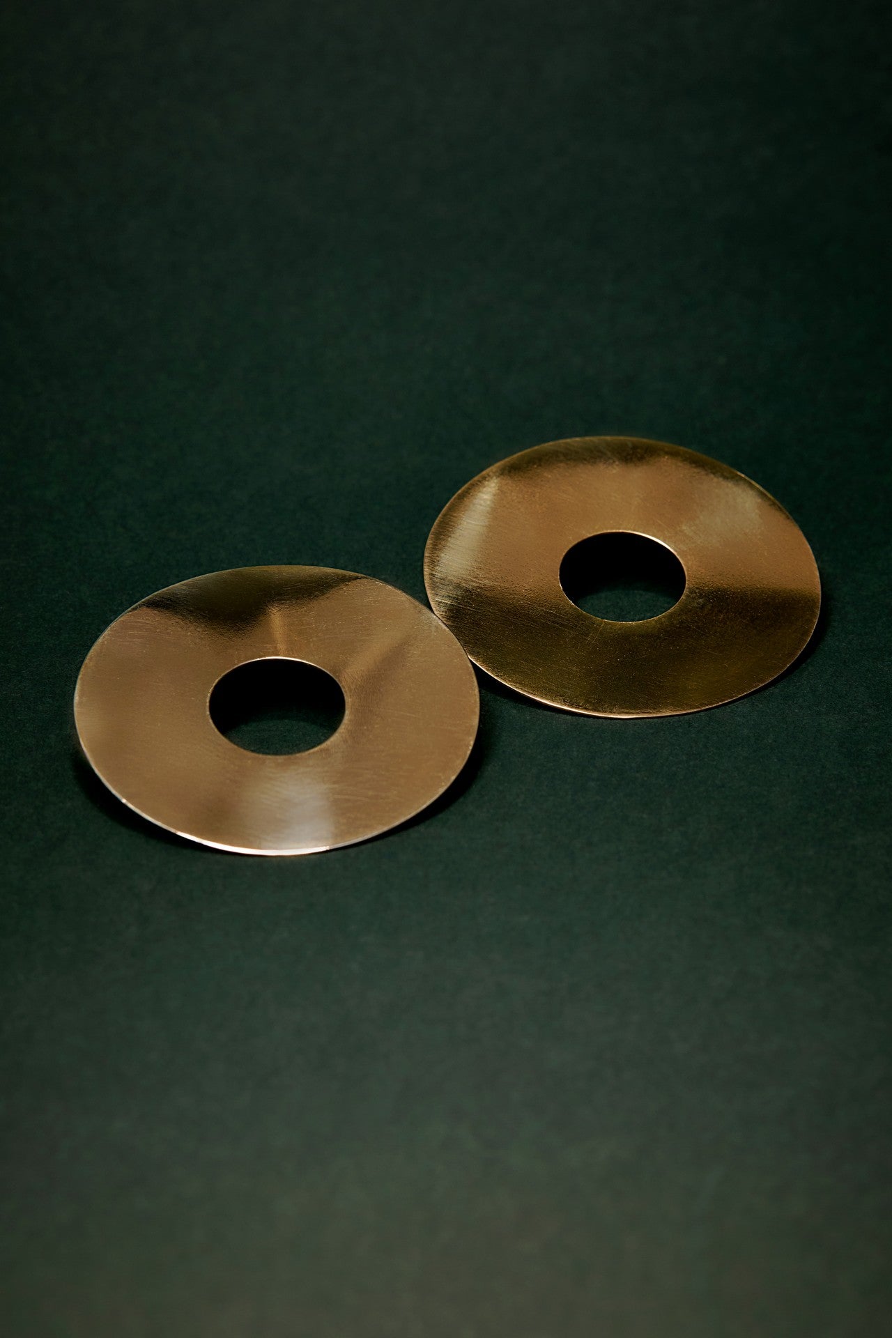 Brinco Disco Furo - Ouro