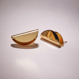 Brinco Pastilha Dobra - Ouro