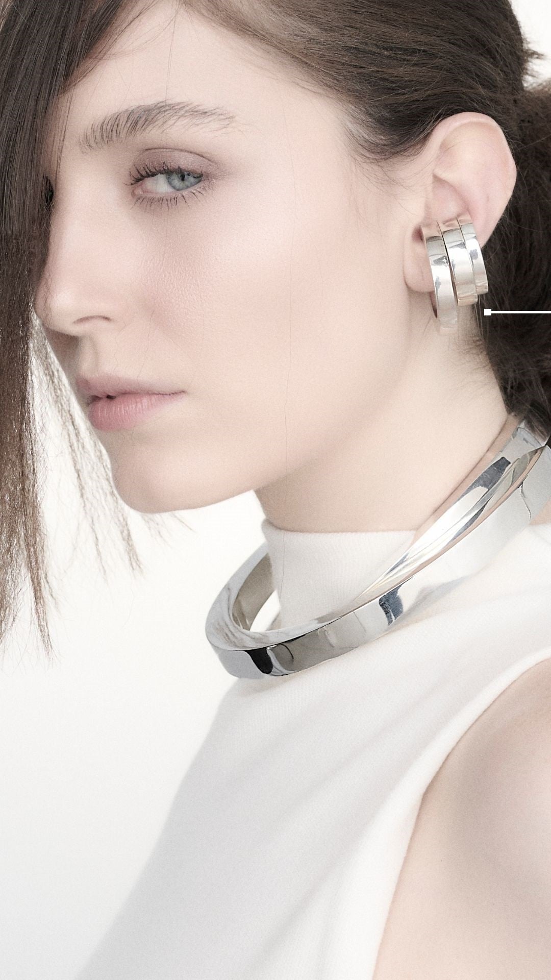 Ear Cuff Quina P - Prata