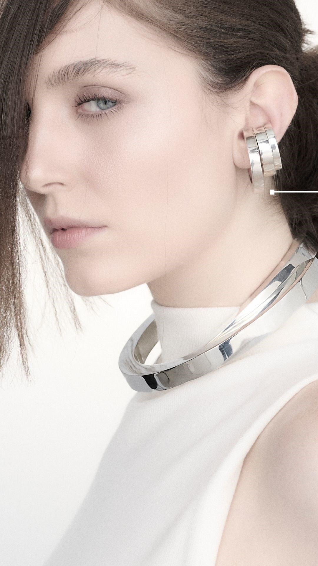 Ear Cuff Quina G - Prata