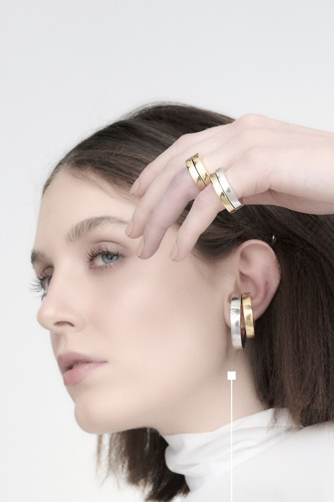 Ear Cuff Quina GG - Prata