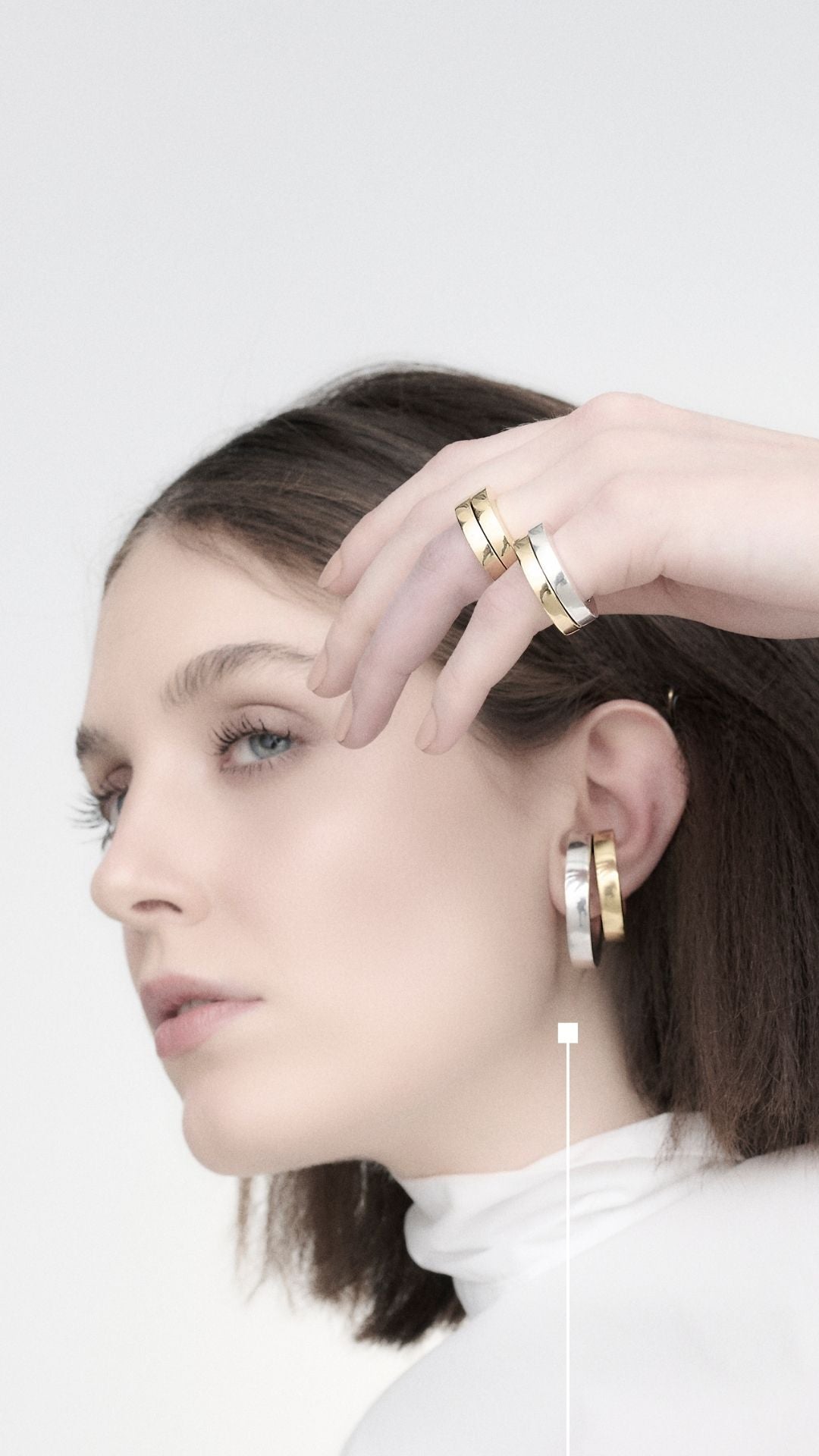 Ear Cuff Quina GG - Prata