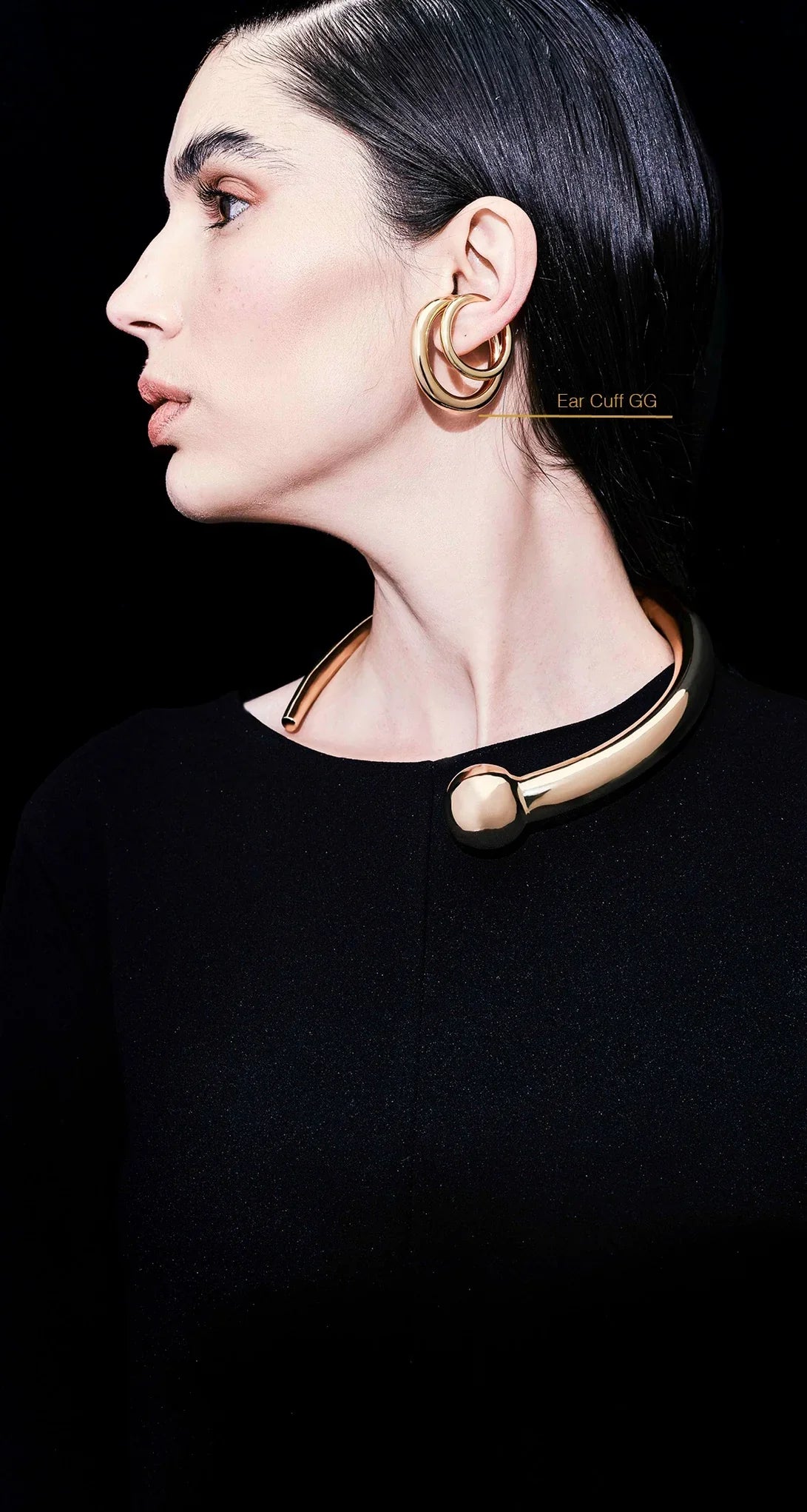 Mix 2 Ear Cuffs - Ouro - M | GG