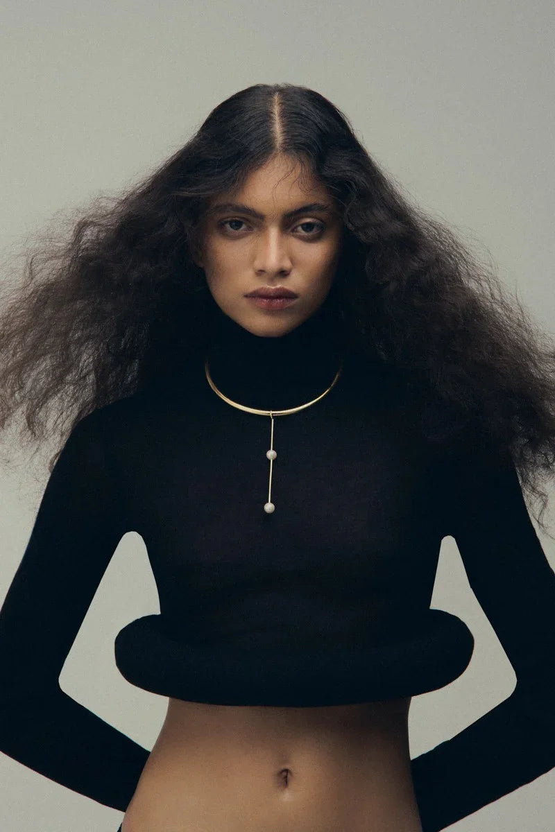 Badulaque Linha Dupla | Pérola - Ouro