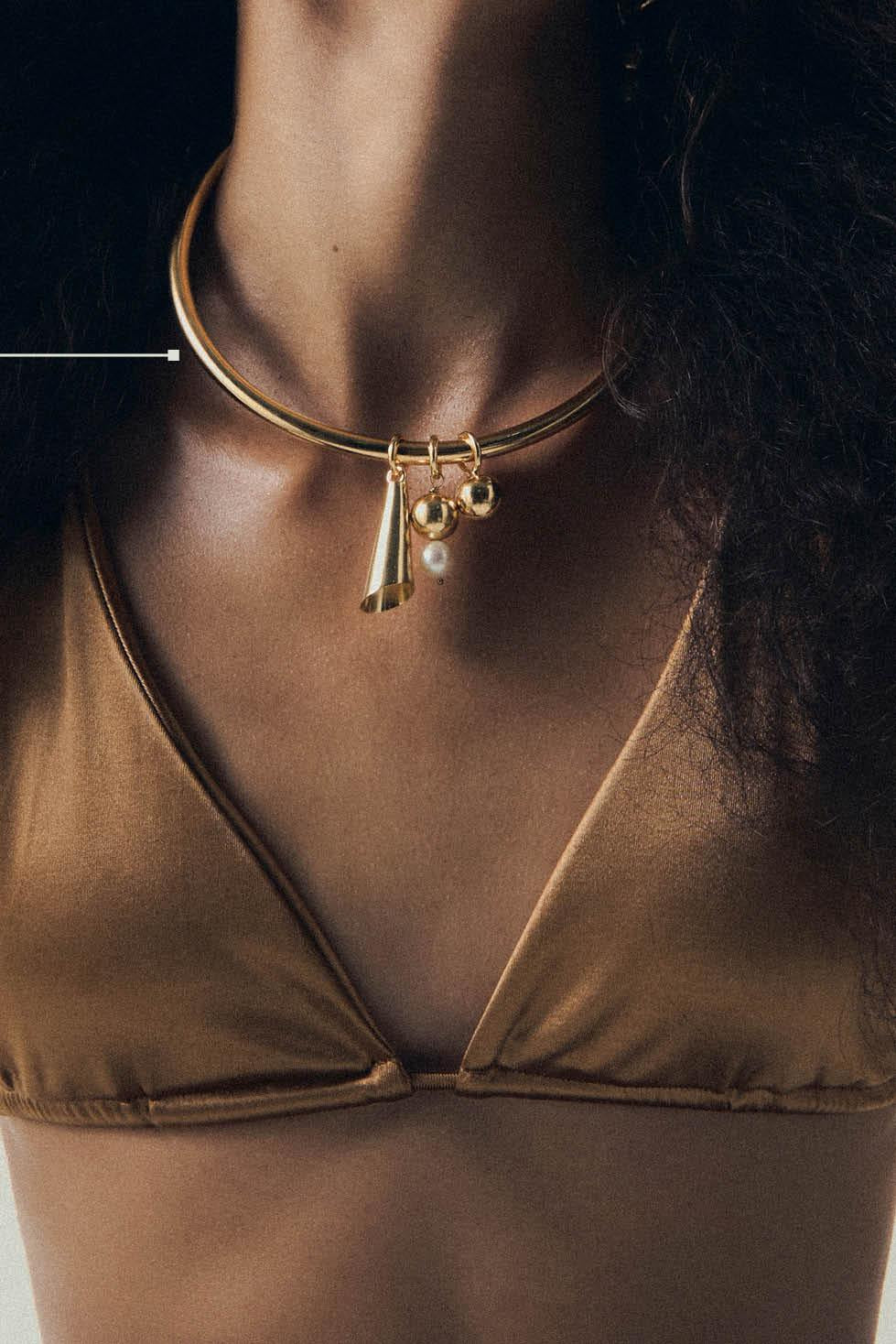 Choker Ganzá - Ouro